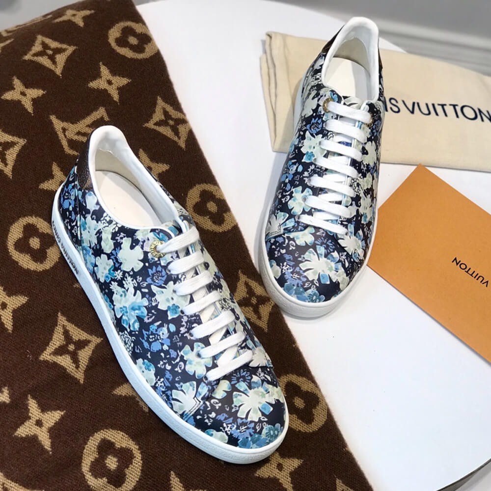 Louis Vuitton Leather Printed Frontrow Sneaker 1A5N7W