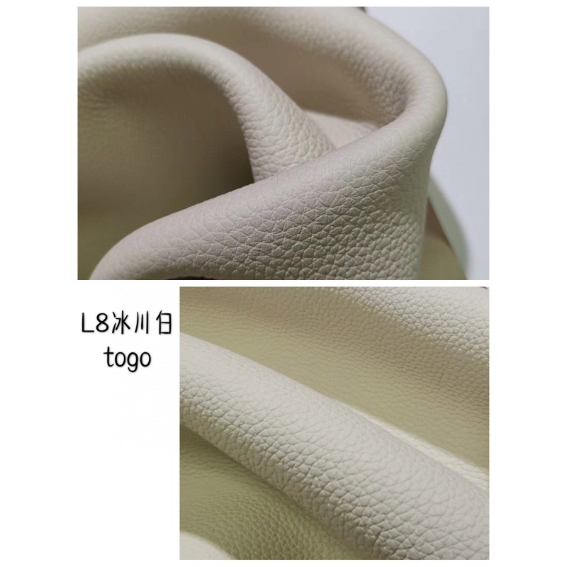 Hermes makes exclusive leather Togo calfskin: white