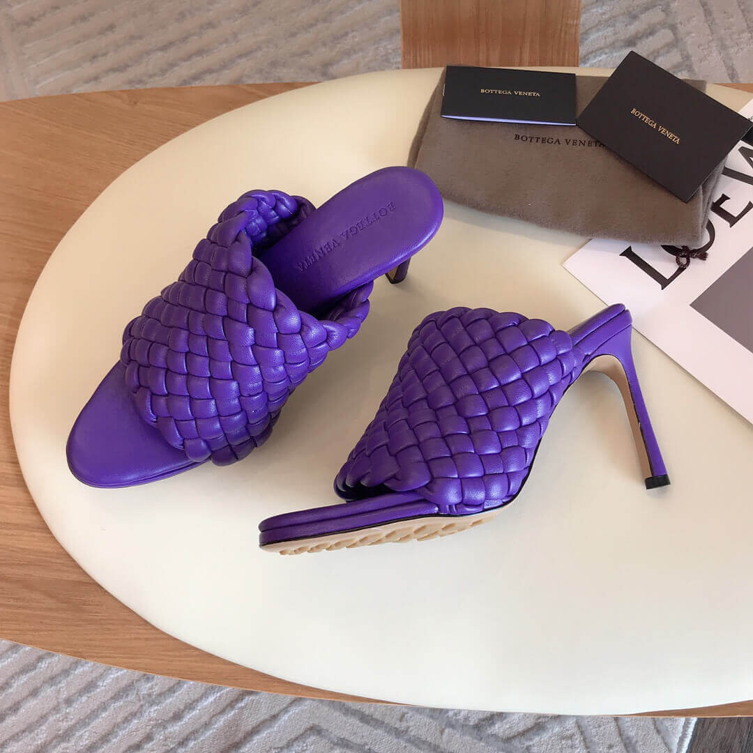 Bottega Veneta BV Curve Sandals 621340 Purple