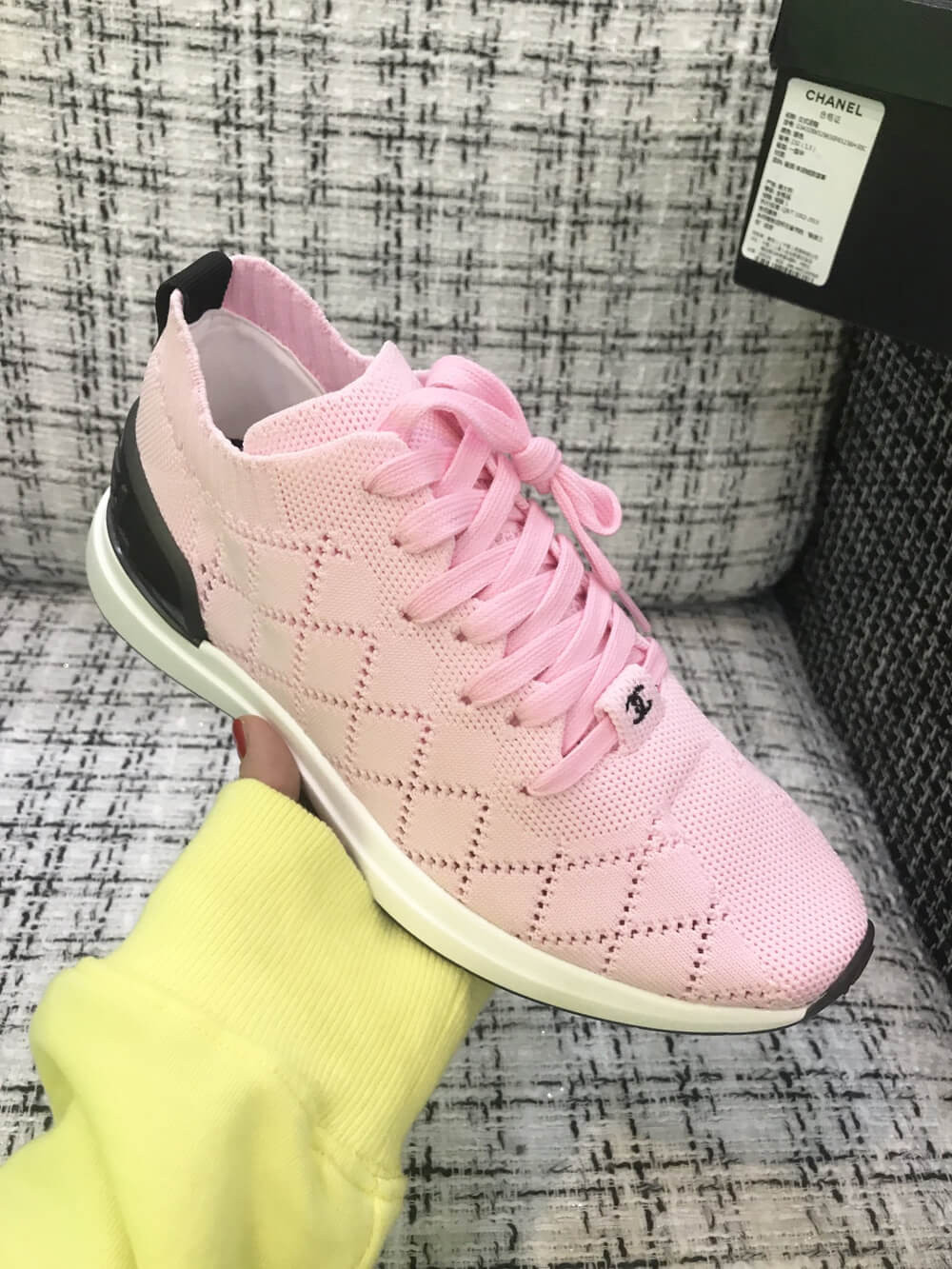 Chanel Mixed Fibers Sneakers G35549