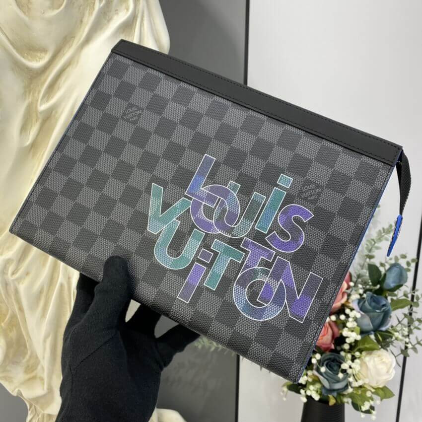 Louis Vuitton Damier Graphite Pochette Voyage MM N60308