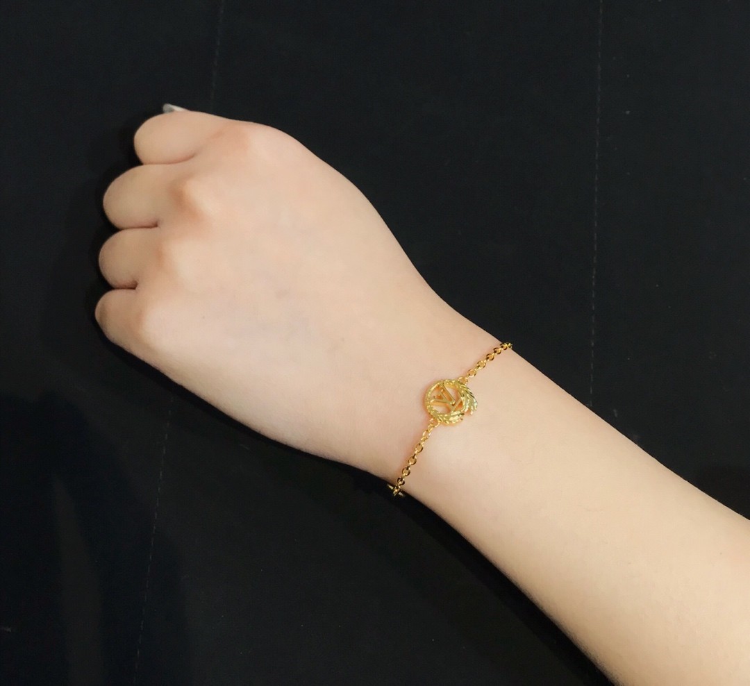 Louis Vuitton M64292 LV Angel Bracelet Yellow Gold