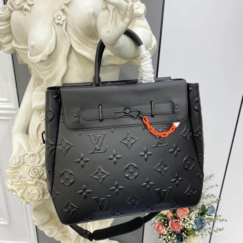 Louis Vuitton Steamer Tote M58710 Black