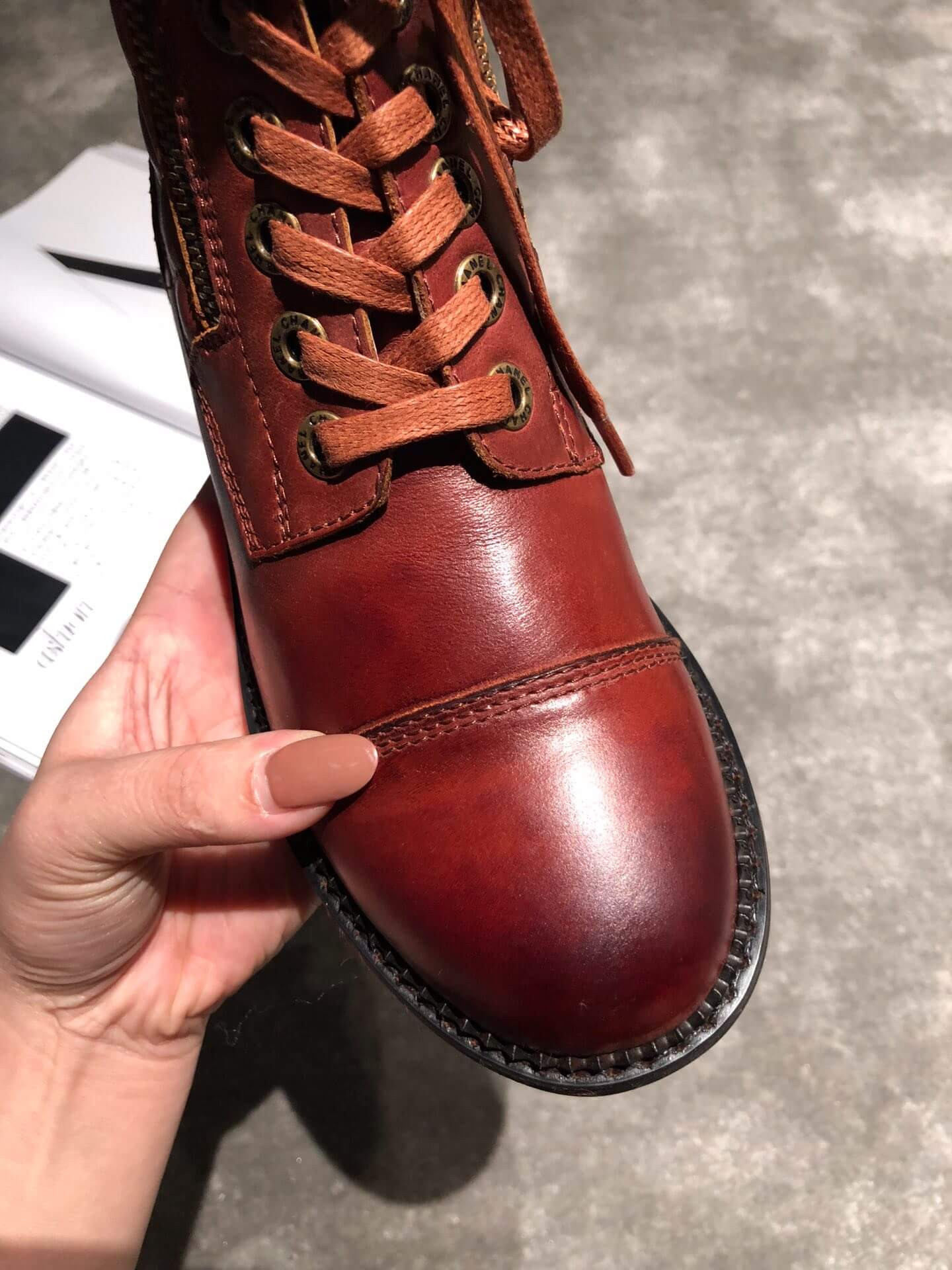 Chanel Frye Harness Boot C1120B