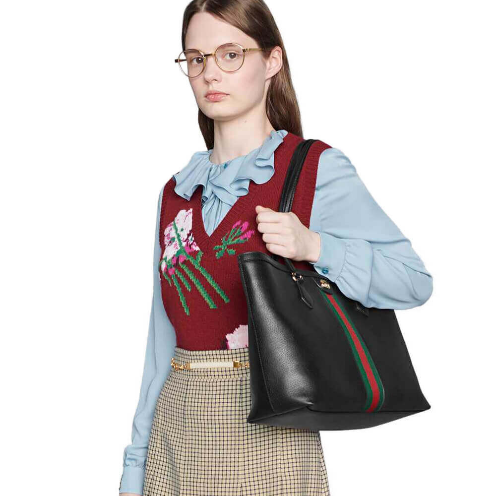 Gucci Ophidia Leather Tote 631685