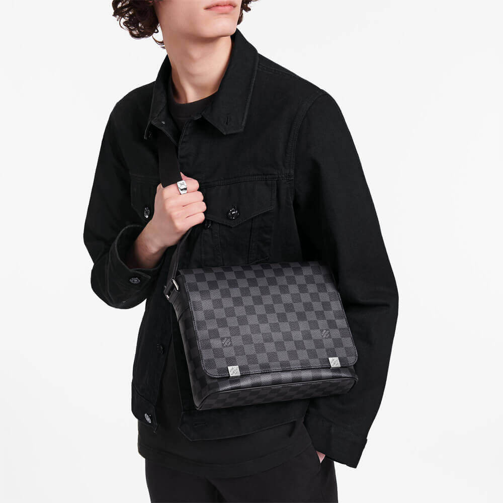 Louis Vuitton Damier Graphite Canvas District PM N41028