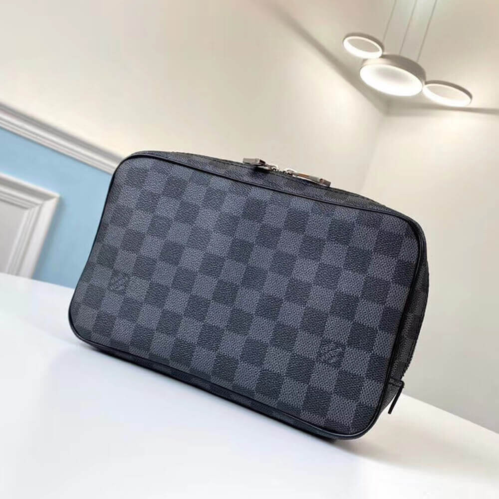 Louis Vuitton Damier Graphite Toilet Pouch GM N47521