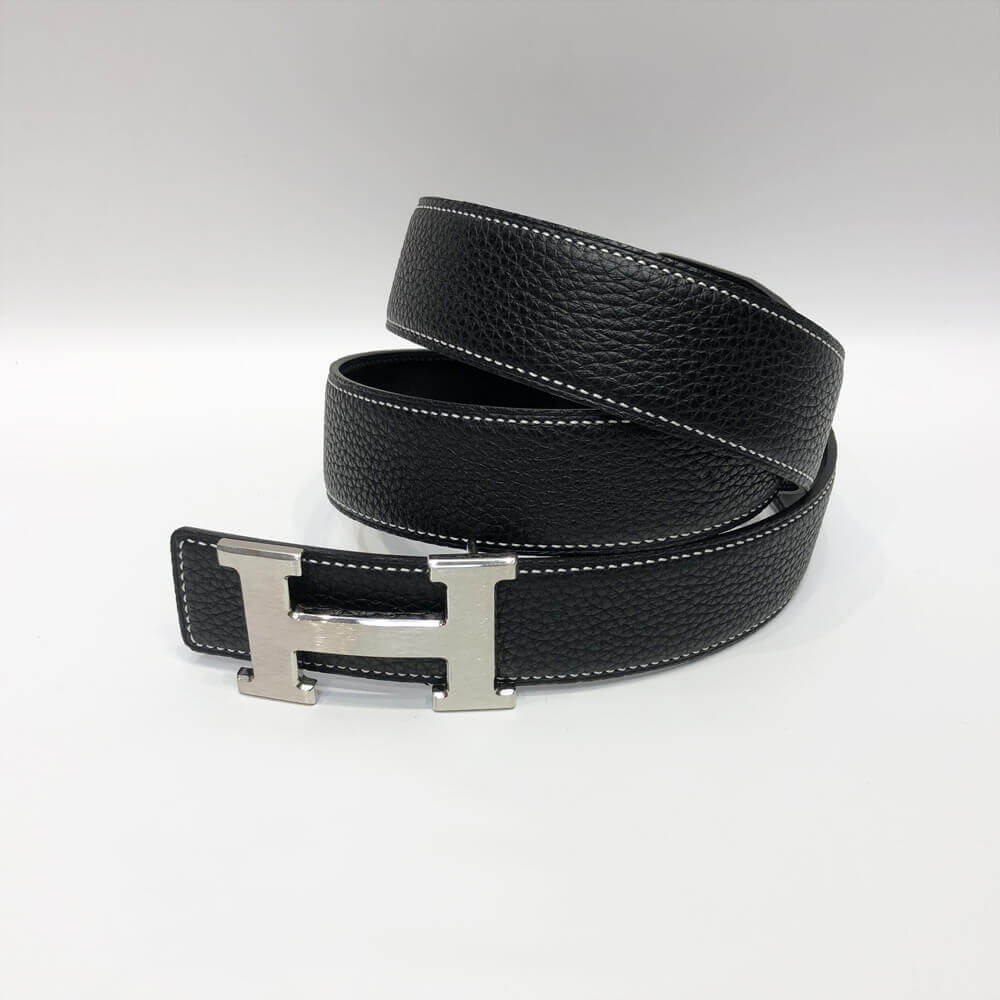 Hermes H Belt Buckle & Reversible Leather Strap 38 mm HB02