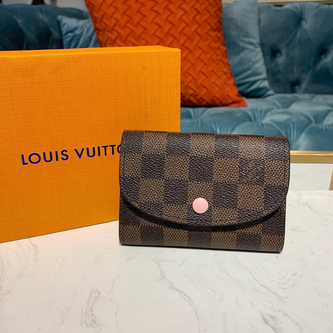Louis Vuitton Damier Ebene Canvas Rosalie Coin Purse N64423
