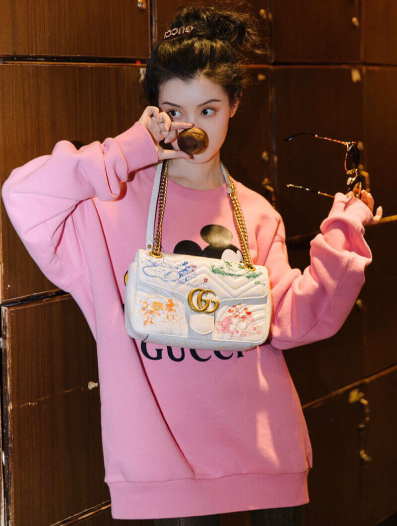 Disney x Gucci GG Marmont Small Shoulder Bag 443497