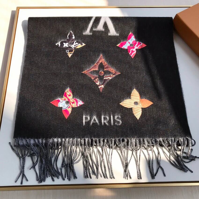 Louis Vuitton Be Mindful Reykjavik Scarf M76160 Black