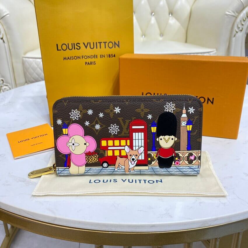 Louis Vuitton Monogram Canvas Zippy Wallet M80861