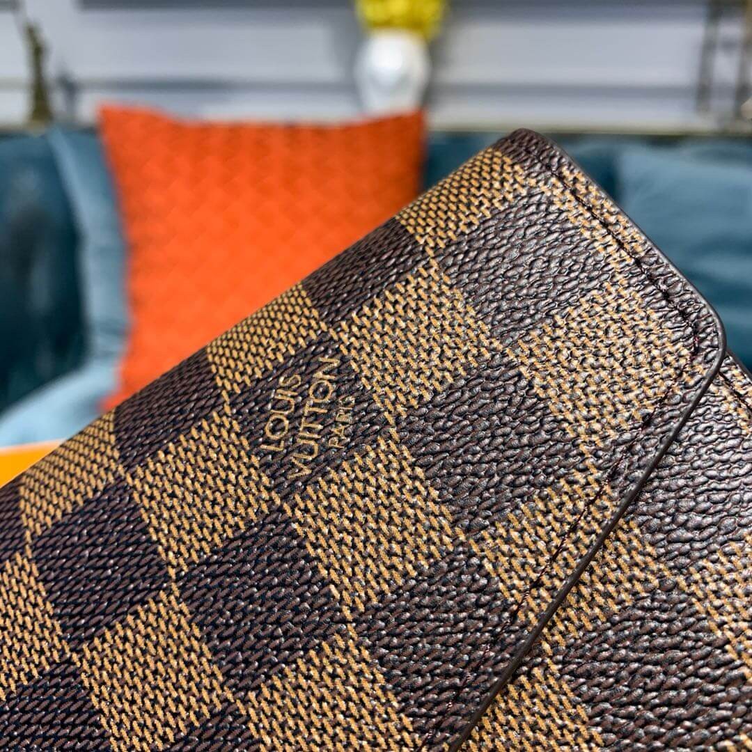 Louis Vuitton Damier Ebene Sarah Wallet N63209