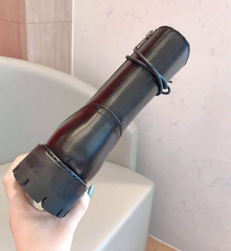 Ann Demeulemeester Calfskin Lace-Up Ankle Boots A145