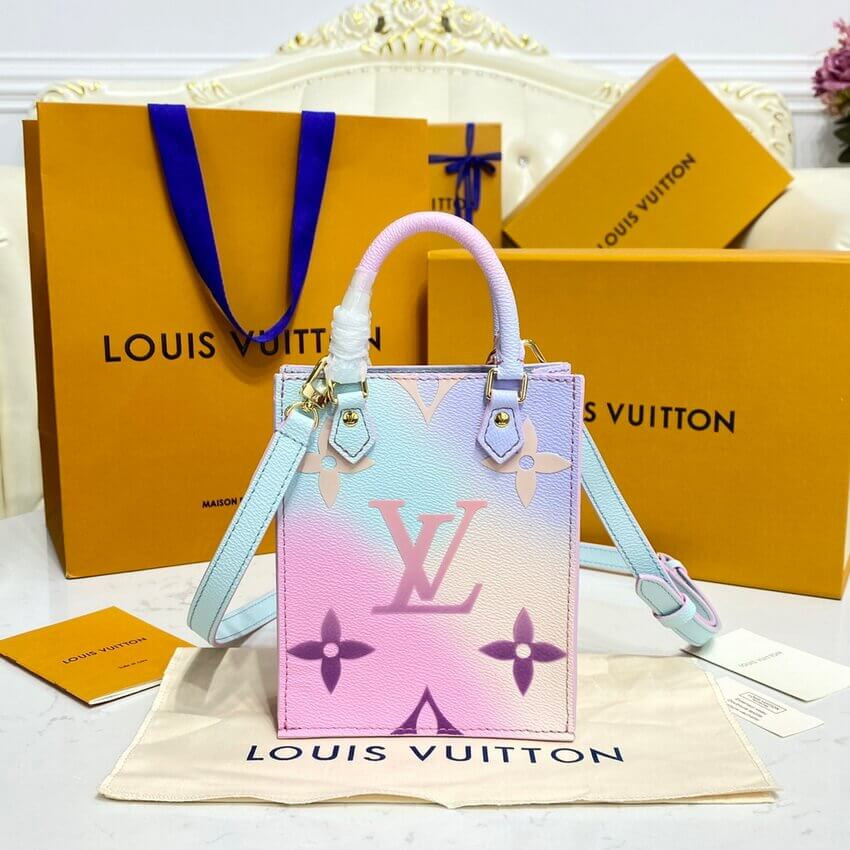 Louis Vuitton Petit Sac Plat M81341 Sunrise Pastel