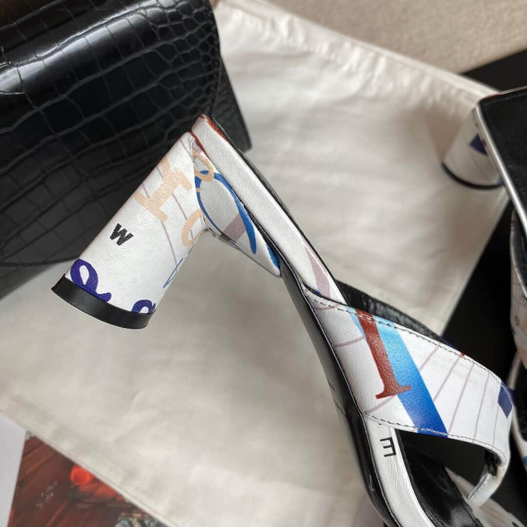 Balenciaga Logo T-bar sandals 434344-2