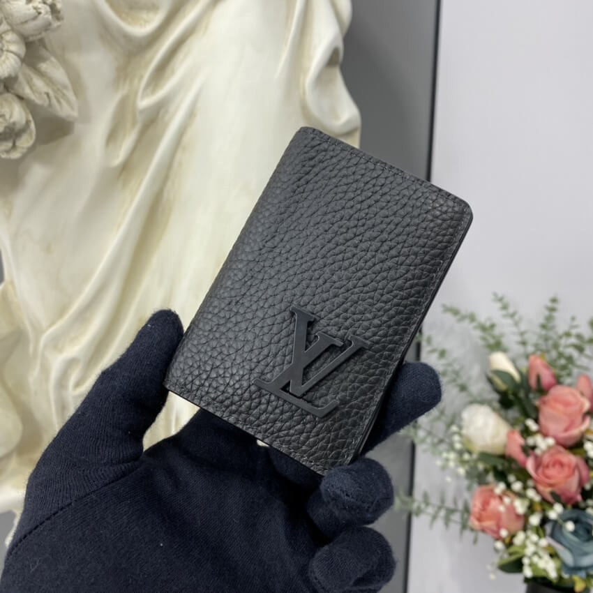 Louis Vuitton Grained Calf Leather Pocket Organizer M69979