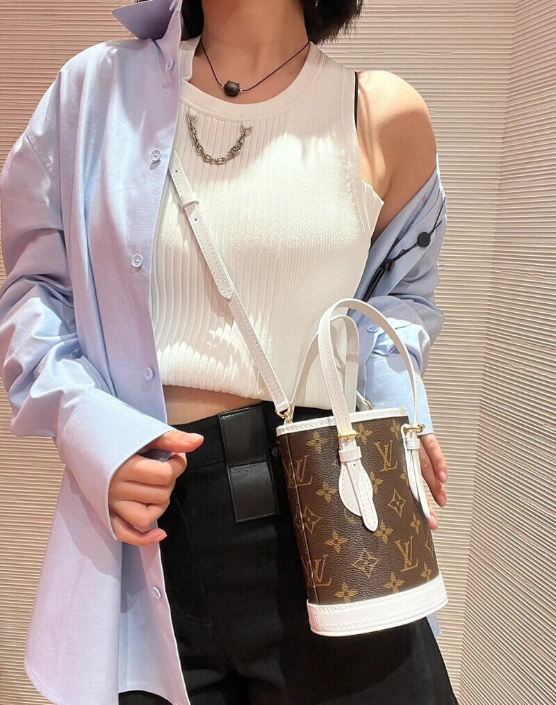 Louis Vuitton Monogram Nano Bucket Bag M81489