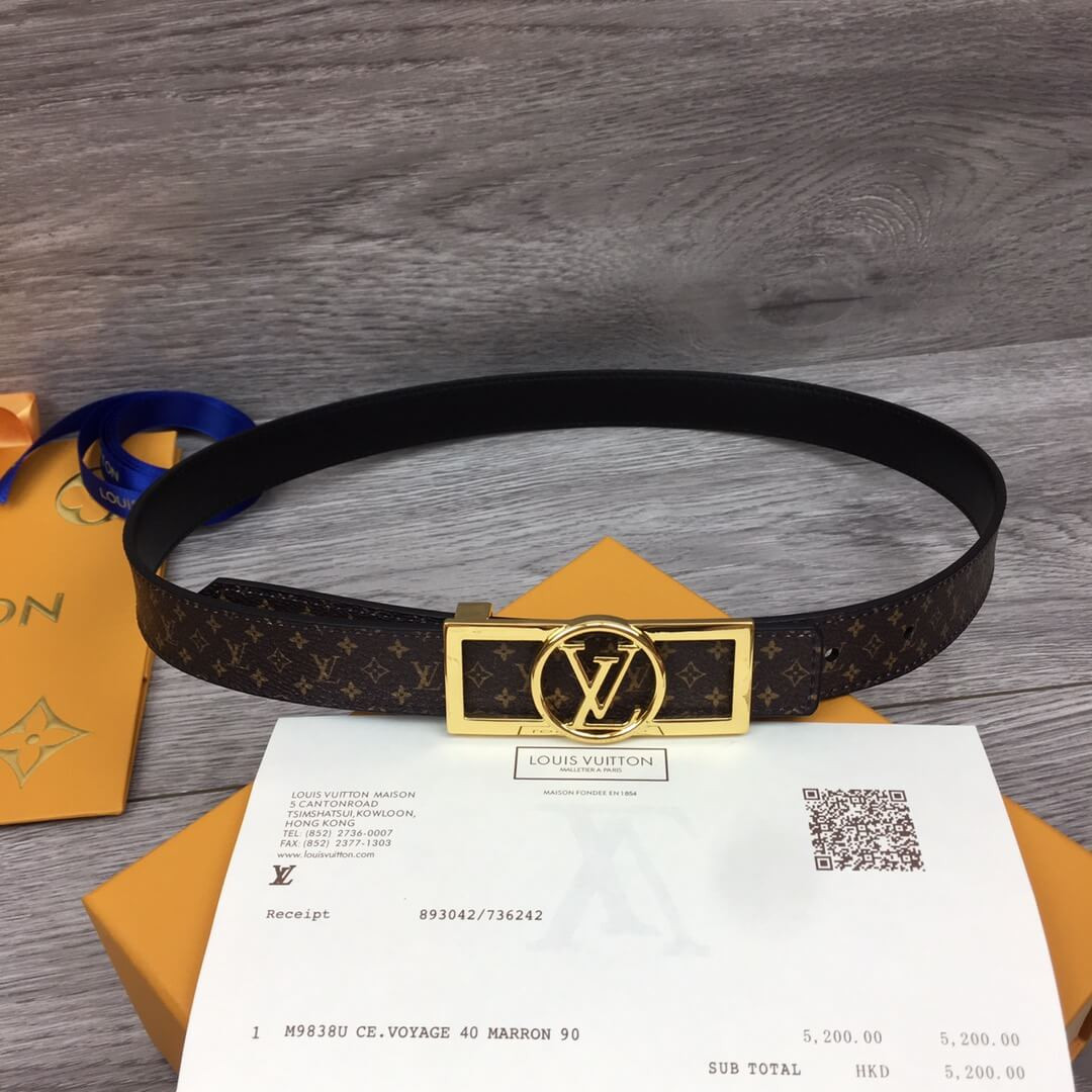 Louis Vuitton Dauphine 25mm Reversible Belt M0125