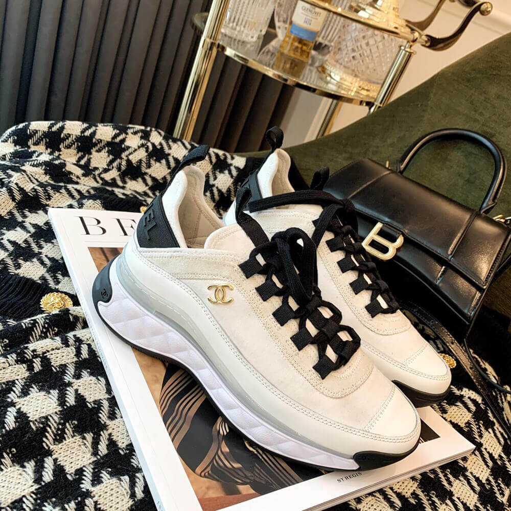 Chanel Velve Calfskin Mixed Fibers Sneakers G35617