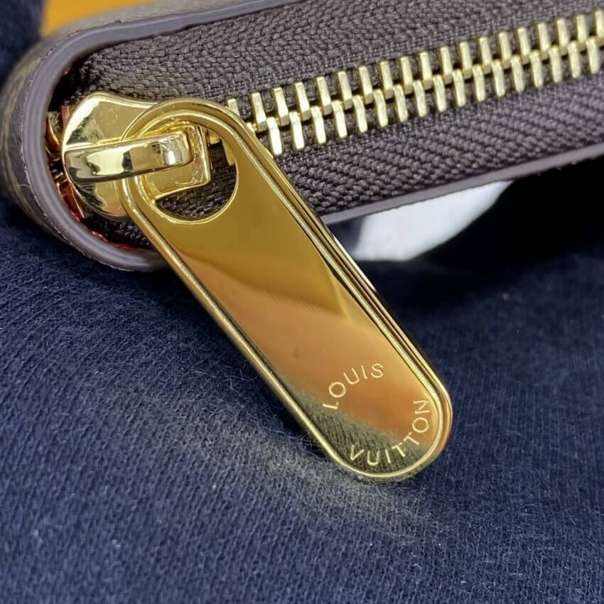 Louis Vuitton Monogram Zippy Wallet M41896 Red