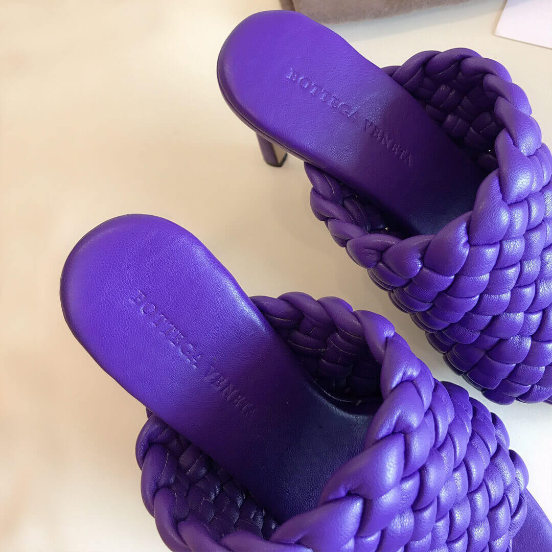 Bottega Veneta BV Curve Sandals 621340 Purple