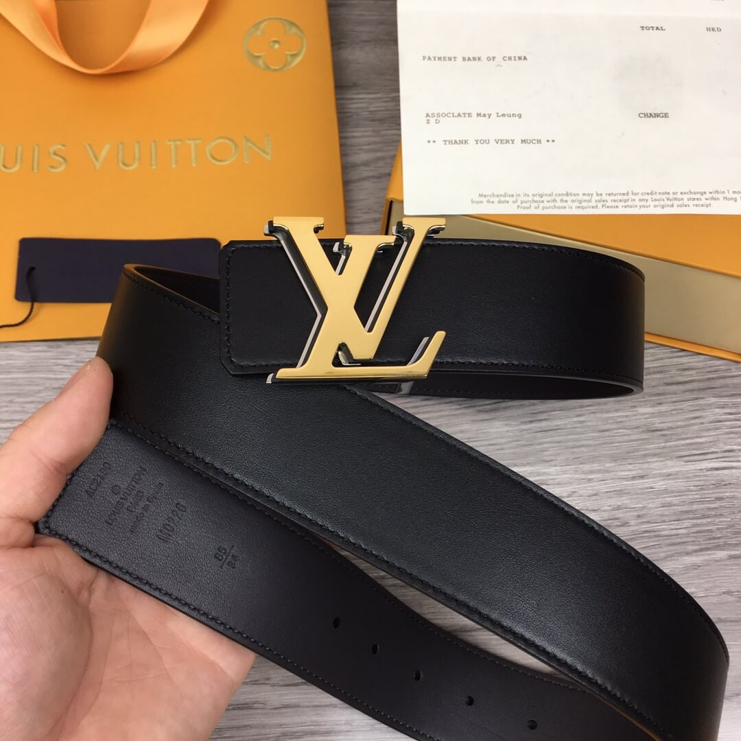 Louis Vuitton Optic 40mm Reversible Belt M0226T Black/Anthracite Gray