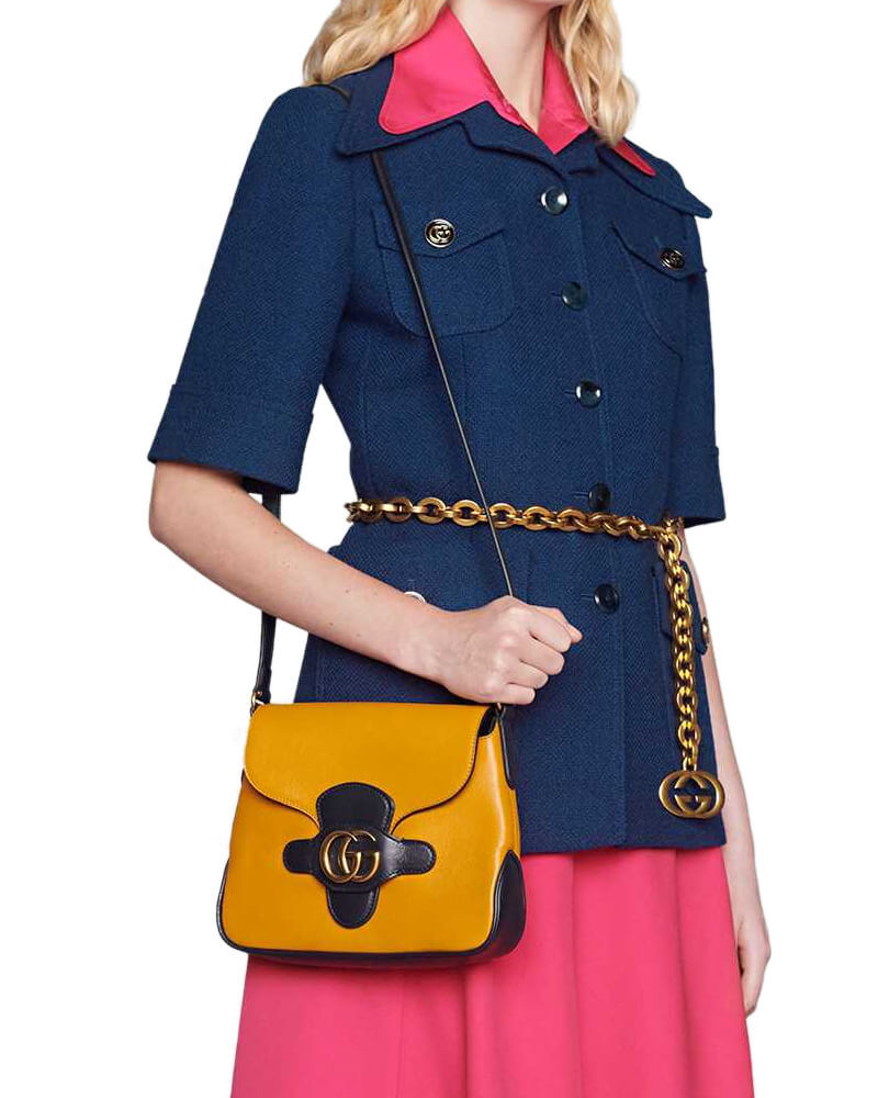 Gucci Small Messenger Bag with Double G 648934