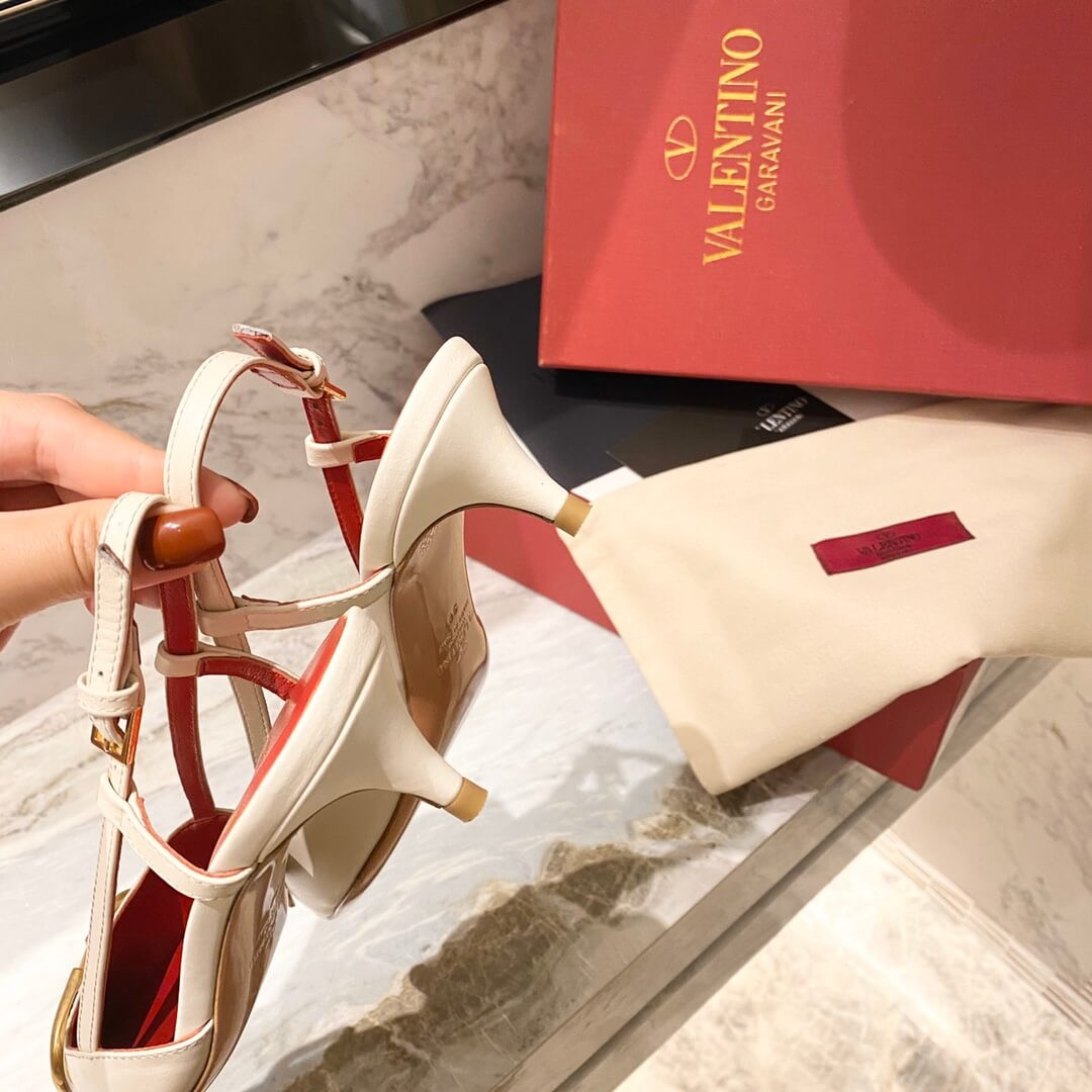 Valentino Garavani Vlogo Calfskin Slingback Pump 50mm SW2S0Q70