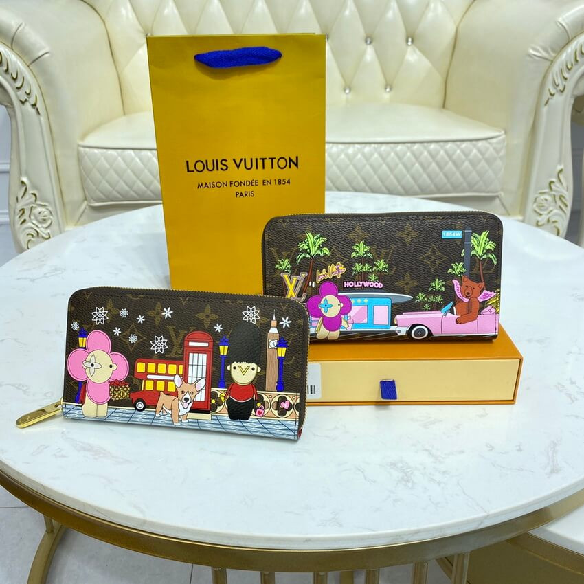 Louis Vuitton Monogram Canvas Zippy Wallet M80861