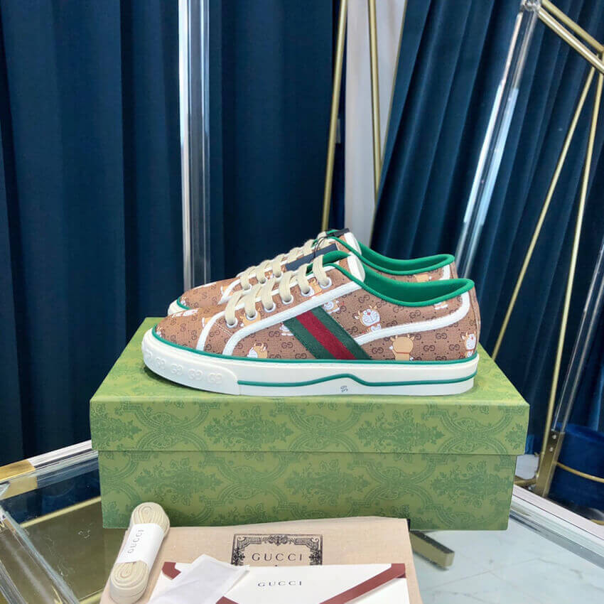 Doraemon x Gucci Tennis 1977 Sneaker