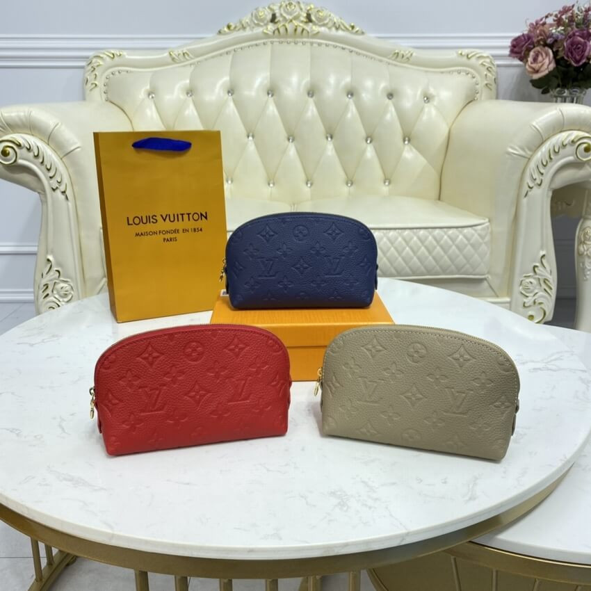 Louis Vuitton Monogram Empreinte Cosmetic Pouch PM M69414