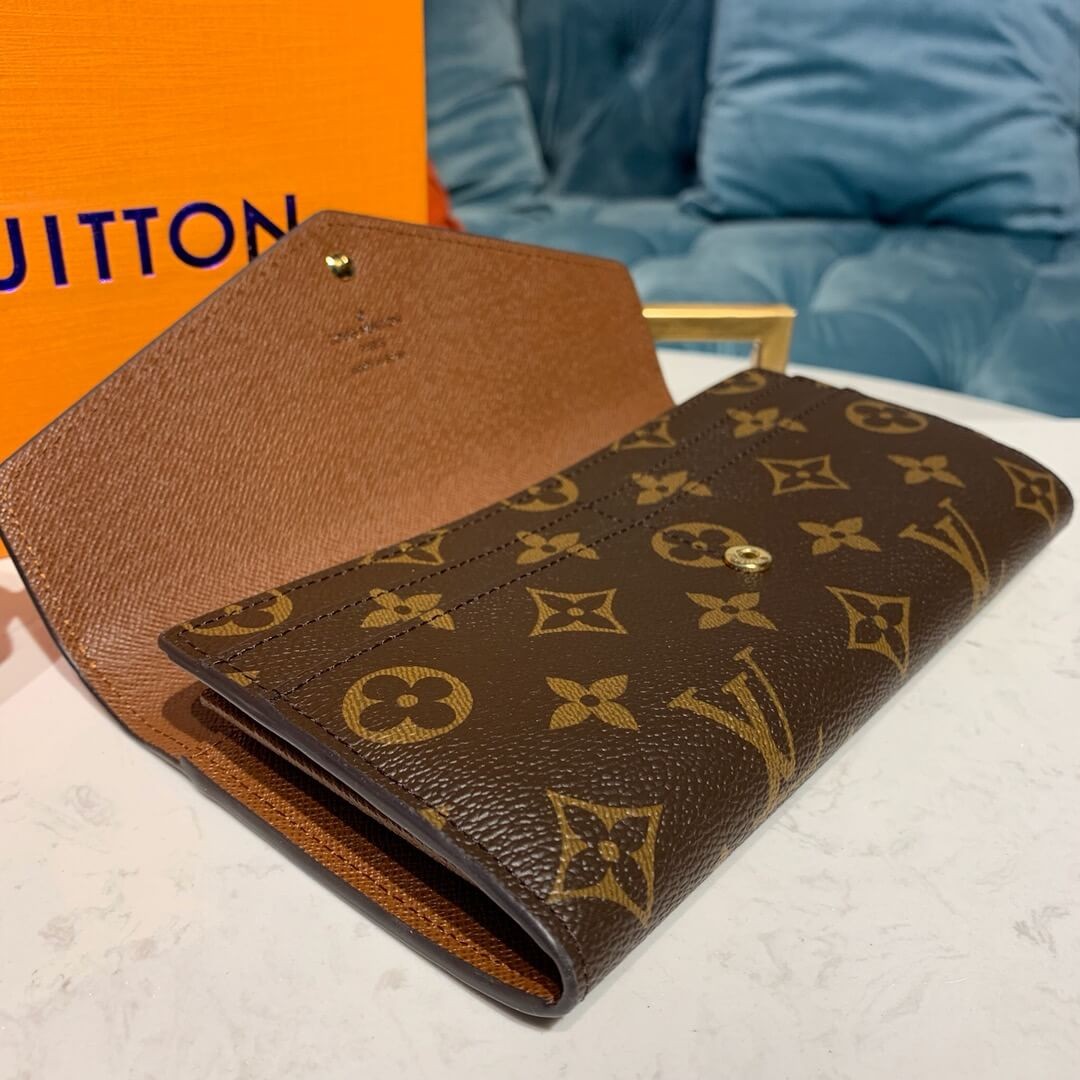 Louis Vuitton Monogram Cavas Sarah Wallet M62236