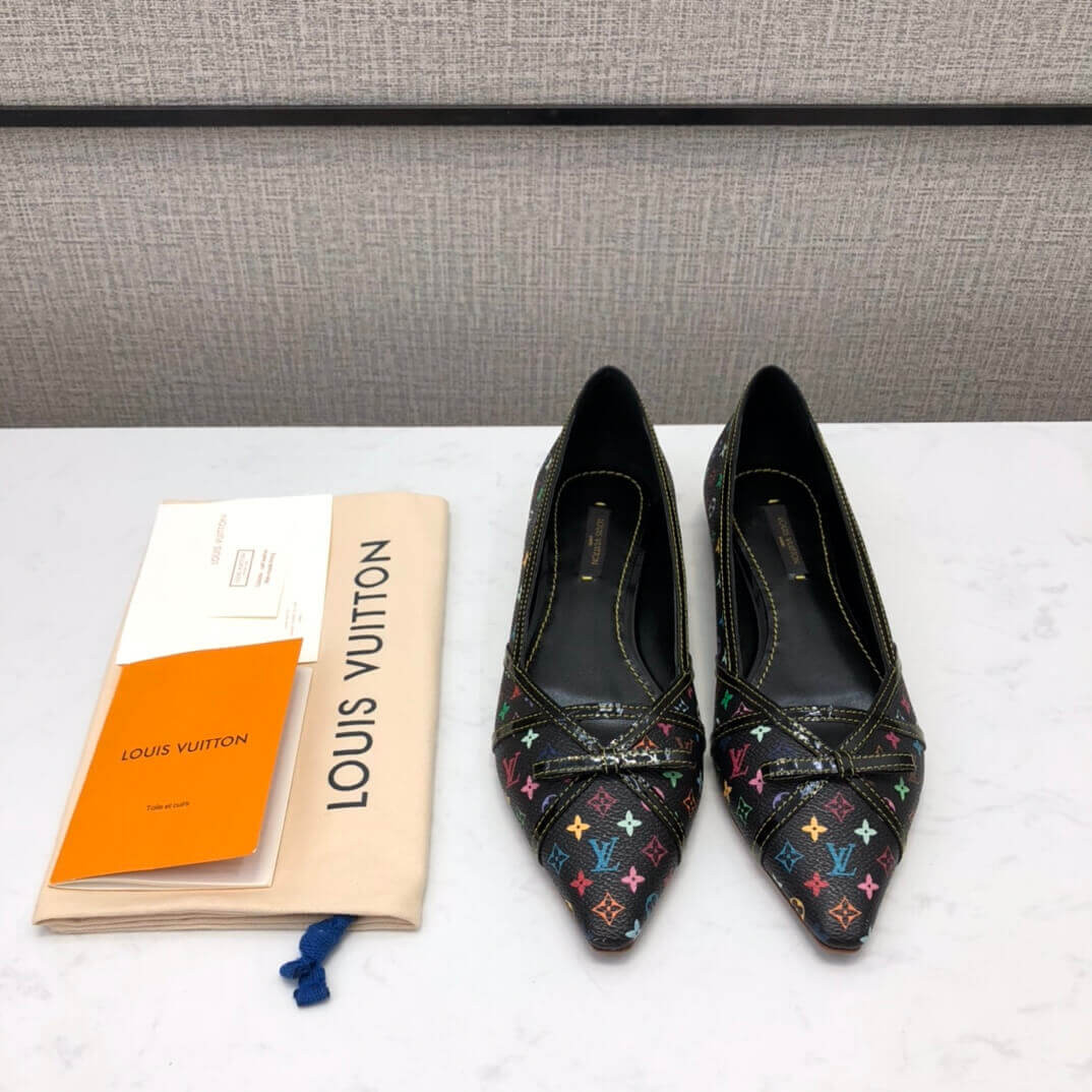 Louis Vuitton Multicolor Primrose Ballerina Flat Shoes 91052