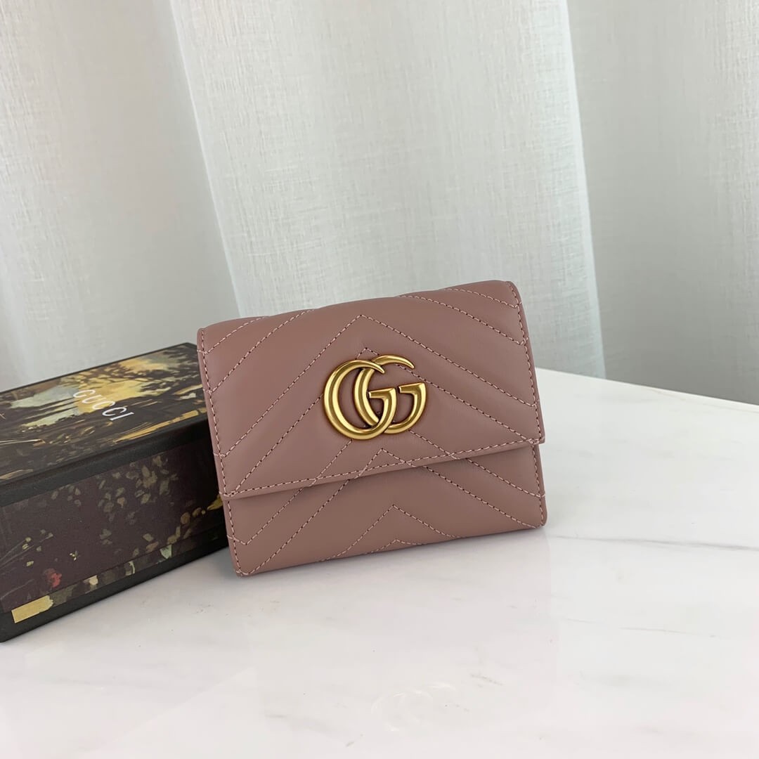 Gucci GG Marmont Matelassé Wallet 474802