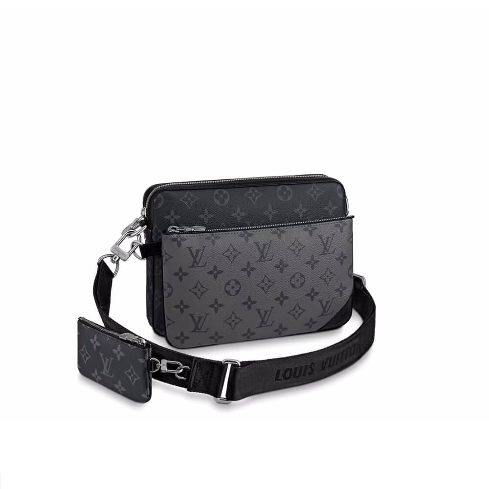 Louis Vuitton Monogram Eclipse Trio Messenger M69443
