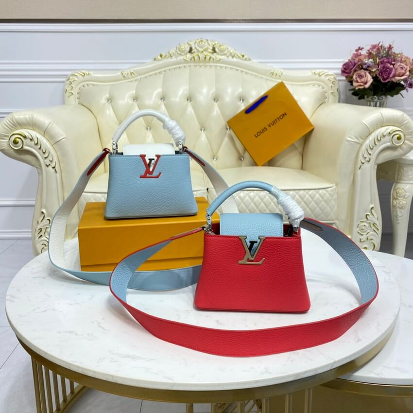 Louis Vuitton Taurillon Leather Capucines Mini M57519