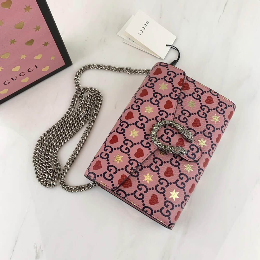 Gucci Valentines Day Exclusive Dionysus Super Mini Chain Bag 401231