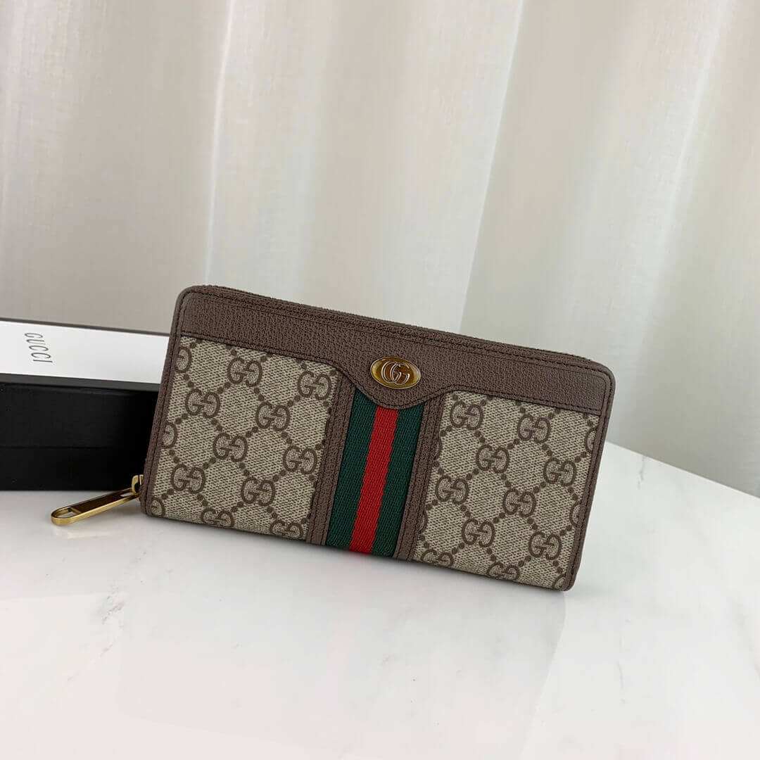 Gucci Ophidia GG Zip Around Wallet 597612