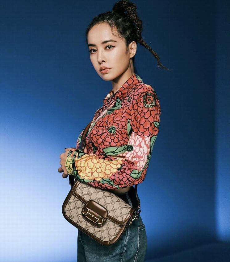 Gucci Horsebit 1955 Mini Bag in GG Supreme 658574