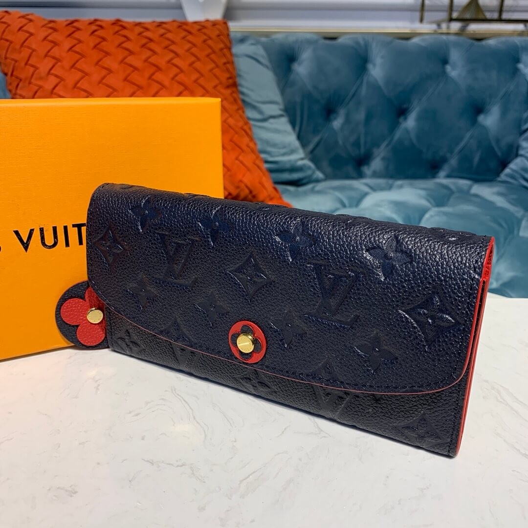 Louis Vuitton Monogram Empreinte Emilie Wallet M64162