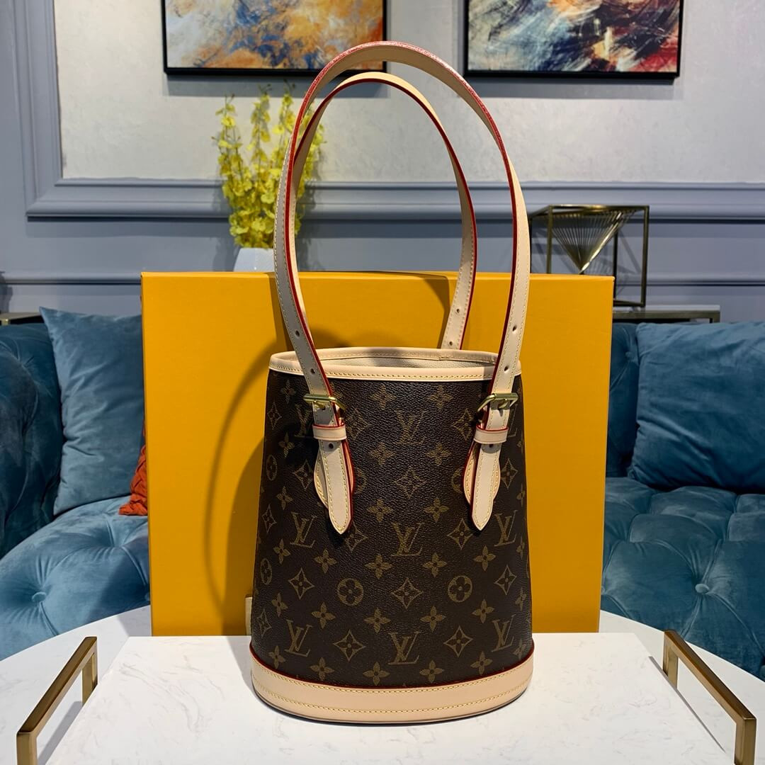 Louis Vuitton Monogram Petit Bucket M42238