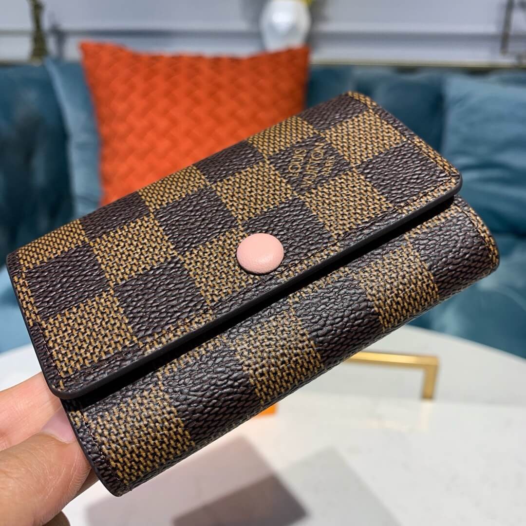 Louis Vuitton Damier Ebene 6 Key Holder N41624
