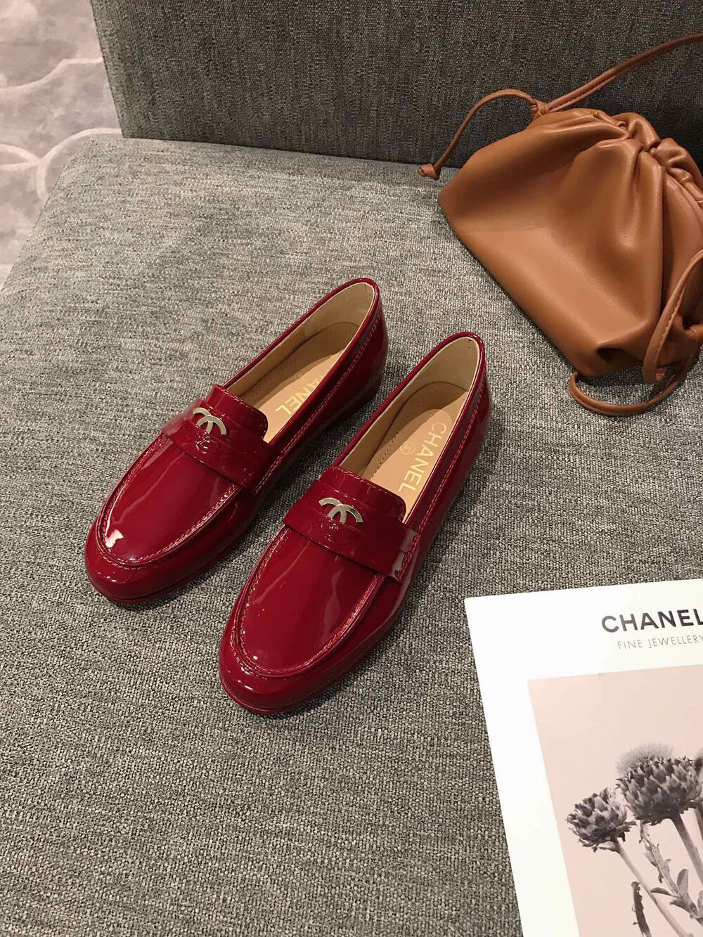 Chanel Patent Leather Loafers G35631