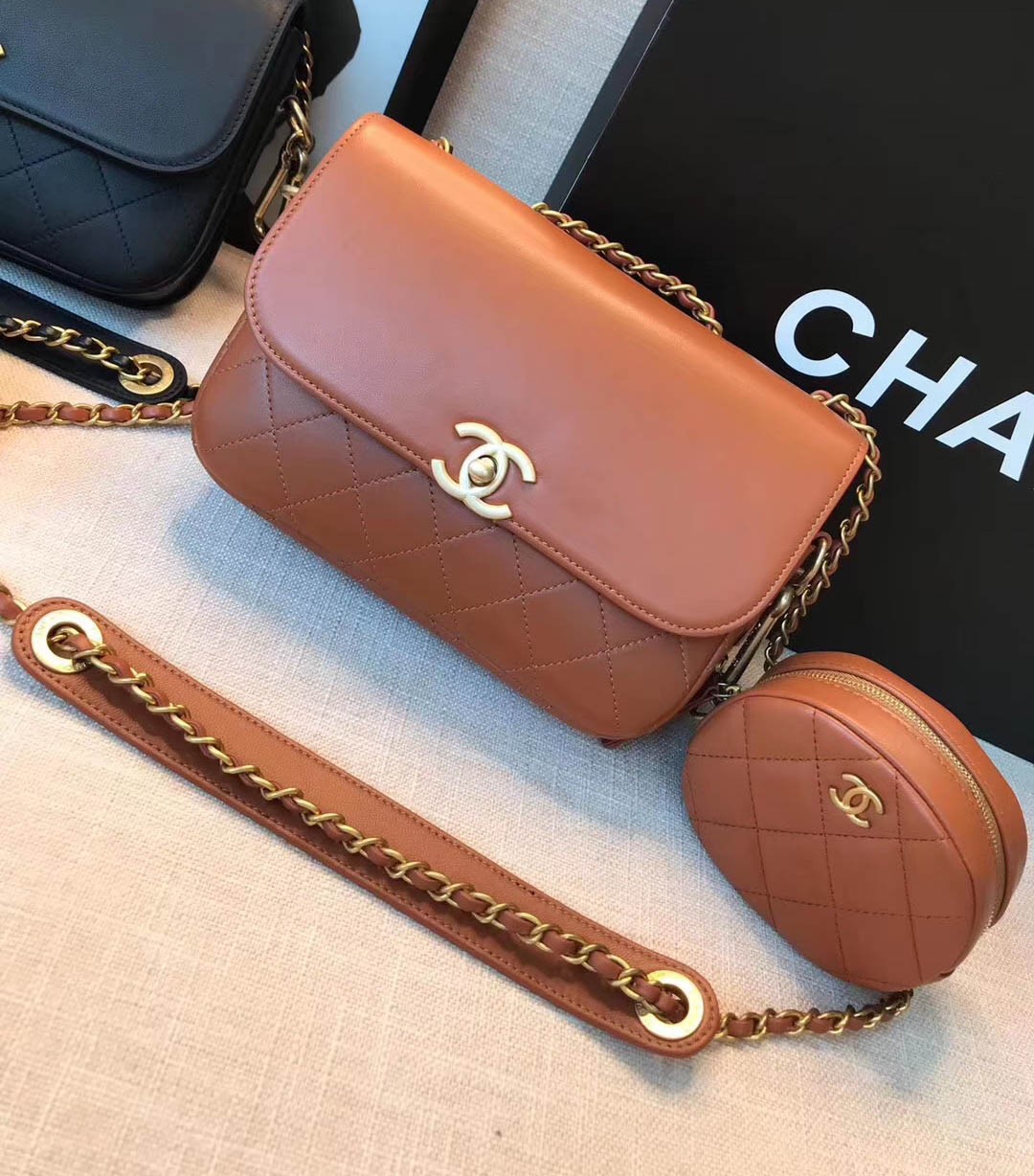 Chanel Flap Bag & Coin Purse AS1094