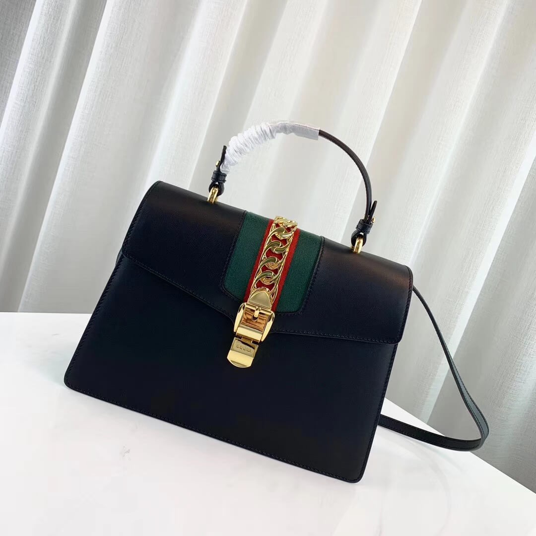 Gucci Sylvie Medium Top Handle Bag 431665