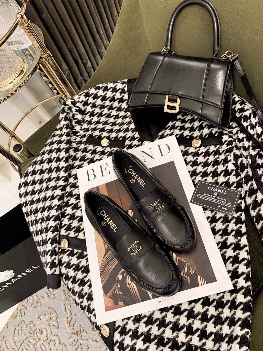 Chanel Chain Plain Loafers G35631