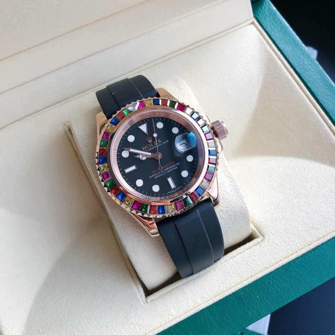Rolex Yacht-Master 40mm Rose Gold Rainbow 116655
