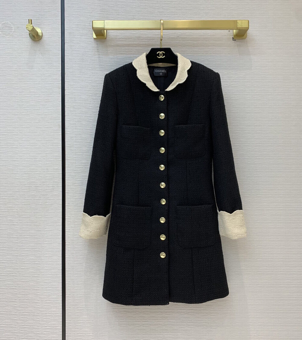 Chanel Wool Tweed Jacket A8597