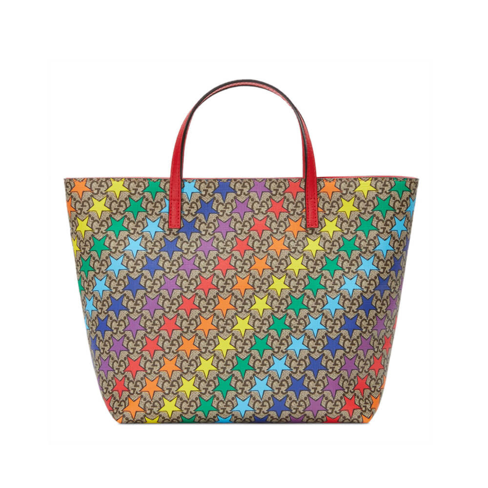 Gucci Childrens GG Rainbow Star Tote 410812